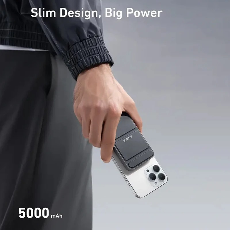 پاوربانک مگ سیف 5000 میلیآمپر انکر مدل Anker 622 Magnetic Battery A1614 19 پاوربانک مگ سیف 5000 میلیآمپر انکر مدل Anker 622 Magnetic Battery A1614