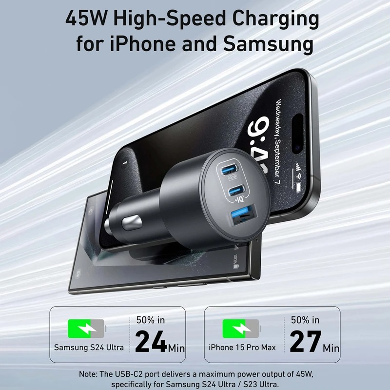 شارژر فندکی 167.5 وات انکر مدل Anker A2737 15 شارژر فندکی 167.5 وات انکر مدل Anker A2737