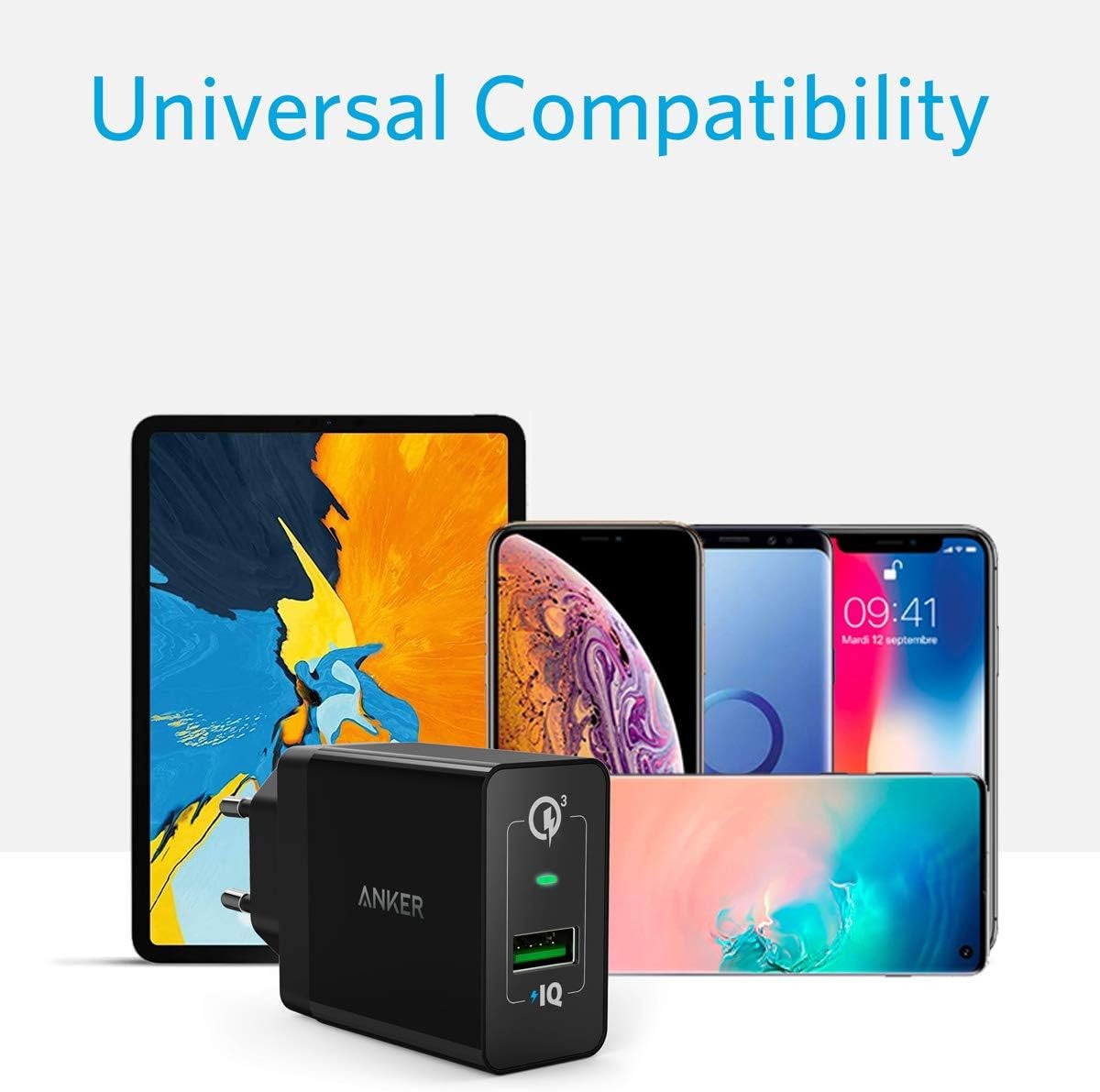 شارژر دیواری 18 وات انکر مدل Anker PowerPort Plus 18W A2013 16 شارژر دیواری 18 وات انکر مدل Anker PowerPort+ 18W A2013+