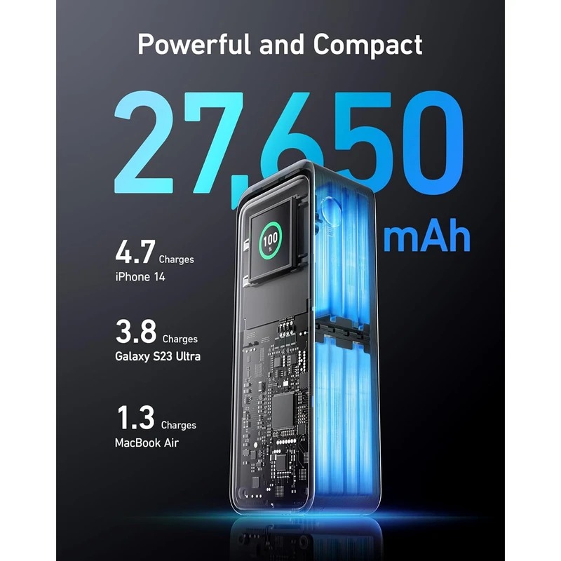 پاوربانک 27650mAh انکر پرایم مدل Anker Prime 250W A1340