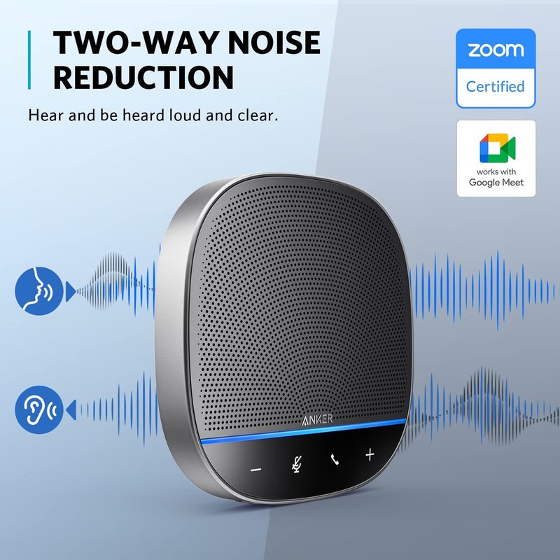 اسپیکرفون بلوتوثی انکر مدل Anker PowerConf S500 A3305 9 اسپیکرفون بلوتوثی انکر مدل PowerConf S500 A3305
